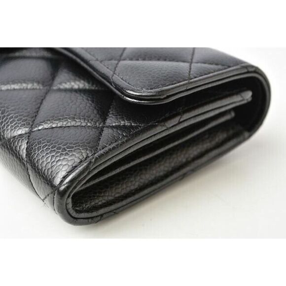 Chanel Wallet Ap0241 Chanel Long Wallet Timeless Classic Matelasse Caviar Skin - Picture 10 of 10